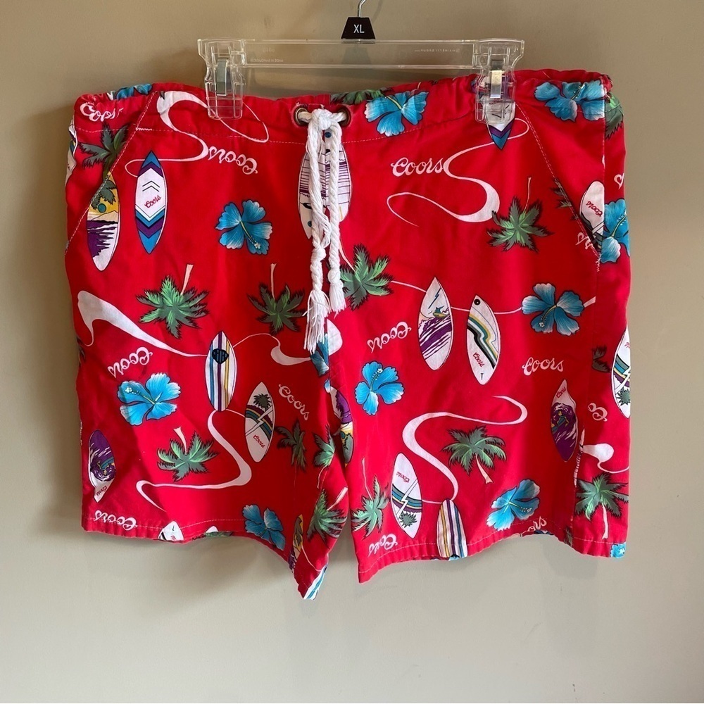 Coors Hawaiian Men’s Short‎ Length Draw String UnSwim Trunks